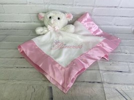 Silly Phillie Lamb Sheep White Pink Lovey Baby Security Blanket Princess Satin - £42.20 GBP