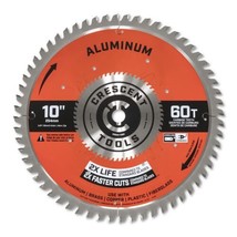 Crescent Apex Circular Saw Blade 10&#39;&#39; X 60 Tooth Thick Aluminum (CSBAK-1060) - £37.01 GBP