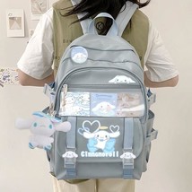 Kuromi Fashion Backpack Girl Harajuku Large Capacity Shoulder Bags Women School  - £37.41 GBP