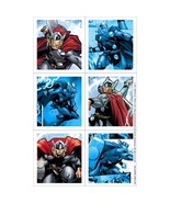 Thor Marvel Avengers Party Favor Stickers Birthday Supplies 24 in Each P... - $2.45