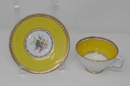 Elite HM Sutherland Tea Cup &amp; Saucer Yellow Floral - $33.99