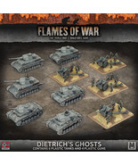 Flames Of War German Dietrich&#39;S Ghosts Geab16 Miniatures - £90.42 GBP