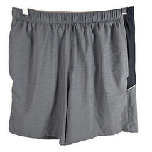 Womens Lined Running Shorts Large Asics Gray with Pockets Track Liner - £14.87 GBP