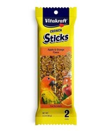 Vitakraft Crunch Sticks Apple and Orange Conure Treats - 2 count - £8.45 GBP