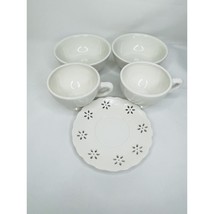 Coffee Cups Barnes &amp; Noble Tea Mugs Bowls Saucer 5pc Kitchen Set Home Exclusive - $18.92