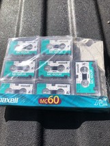 MAXELL MC60 UR MICROCASSETTES 7-Pack NEW  Normal Position - £4.66 GBP