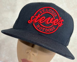 Steve&#39;s Hot Dogs St. Louis Missouri Black Snapback Baseball Cap Hat - $15.32