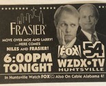 Frasier Tv Print Ad Vintage Kelsey Grammar David Hyde Pierce TPA2 - $5.93