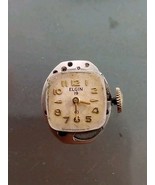 Elgin 19 Jewel 832 Adjusted Movement With Stainless Steel Back Dial And ... - $19.99