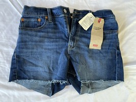 Levi&#39;s Women&#39;s High Rise Short Size: 8 Waist 29 New NWT Light Wash Cut Offs - £16.14 GBP