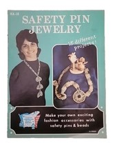 Safety Pin Jewelry 1972 18 Different Projects Creative American Craft HA... - $9.61
