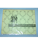 Sealed Vintage Yorkraft Pennsylvania Dutch Tally Set for 2 Tables - $27.44 CAD