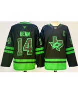 Jamie Benn #14 Dallas Stars Black Stitched Premium Jersey - $79.00