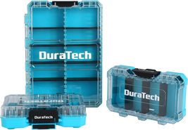 DuraTech 3 Pieces Small Parts Organizer, 14 Compartments, Removable Dividers, - $24.99