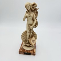 Vintage Lorenfa Italy Sculputure Birth Of Venus Marble Base 9.5” Figurine Greek - $67.50