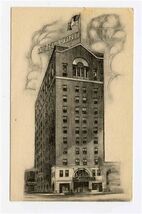 Hotel Bond Postcard Hartford Connecticut 1938 - $9.90