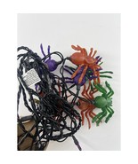 Halloween Spider String Lights with 10 Spider Lights and 15 Mini Bulbs C... - $17.30