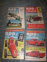 Vintage LOT 4 Rod &amp; Custom Magazine Dragster  October March 1958 April 1956 1957 - £21.18 GBP