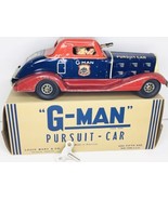  LOUIS MARX G-MAN PURSUIT TIN WINDUP TOY CAR w/ Reproduction Box  - $1,317.13 CAD
