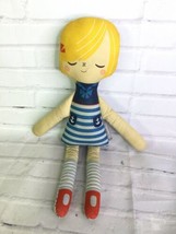 Land of Nod Artist Suzy Ultman Hello Dolls Fabric Doll Toy Suzy Q Sailor - £19.10 GBP