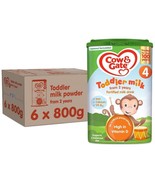 Cow &amp; Gate 4 Growing Up Milk 800g Powder 2-3 Years  x 6 Tubs - $144.52 CAD