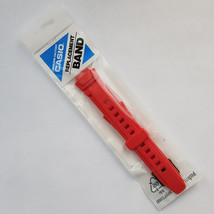 Genuine Factory Replacement Casio Watch Band 14mm Red Plastic Strap W-213-4A - £19.49 GBP