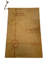 Telephone Book 1952 Washington Hopedale Illinois IL Directory Genealogy Phone - £28.50 GBP
