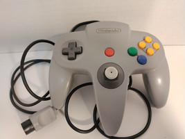 OEM Nintendo 64 N64 Gray Controller with New Stick N64 - £29.07 GBP