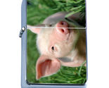 Windproof Refillable Flip Top Oil Lighter Pig D3 Piglet Barnyard Animal ... - $14.80