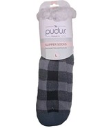 Pudus Extra Fuzzy Plush Non Slip Slipper Socks, Large. NWT - £9.21 GBP
