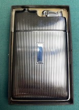 Vintage EVANS Brand Silver Color Cigarette Case Lighter U.S. Pat. RE 19023 - £75.35 GBP