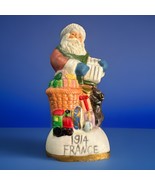 Vintage Old World Hand Painted Santa&#39;s  Porcelain 1914 France 5&quot; Tall - $16.74 CAD