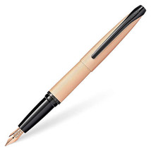Cross Cross ATX Brushed Etched Diamond Fine Fountain Pen - R. Gold - £107.55 GBP