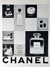 CHANEL NO. 5 - Every Woman alive wants - 1961 Vintage Print Ad - $263.50 MXN
