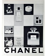 CHANEL NO. 5 - Every Woman alive wants - 1961 Vintage Print Ad - $263.50 MXN
