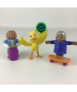 HOP Burger King EB Bunny Hey Rocky Skateboard 4&quot; Figures 3pc Lot Charact... - $25.48 CAD
