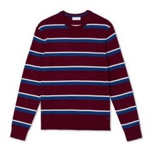 Calvin Klein Mens Bi-Color Striped Sweater - £24.04 GBP