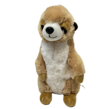 The Petting Zoo 2017 Plush Merrkat Realistic Stuffed Animal Lovey Brown ... - $12.39