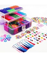 15000 Rubber Loom Bands Mega Rubber Bands Bracelet Kit Loom Bracelet Mak... - €43,69 EUR