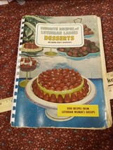 Favorite Recipes of Lutheran Ladies  Desserts-Including Party Beverages Cookbook - £7.73 GBP