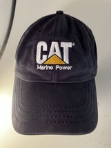 CAT Marine Power Blue Relaxed Fit Dad Baseball Cap Hat Strapback - £12.40 GBP