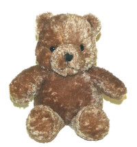 Six Flags Vintage Tan Teddy Bear Plush Stuffed Animal Toy Lovey 9 inch T... - £14.70 GBP