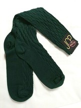 Vtg Nwt Hunter Green Diamond Knit Cotton Blend Knee High Socks School Girl 9-11 - £23.04 GBP