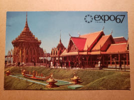 Vintage Postcard - The Thailand Pavillion Expo 67 Montreal - Benjamin News - £11.81 GBP