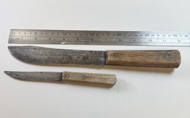 2 VTG Old Hickory - USA~ANTIQUE FORGED STEEL KITCHEN/BUTCHER/HUNTING KNIFE - $1,203.76 MXN