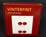 IKEA VINTERFINT Ornament 4 Pack Apple Red 2¼&quot; New 205.604.82 - $16.73