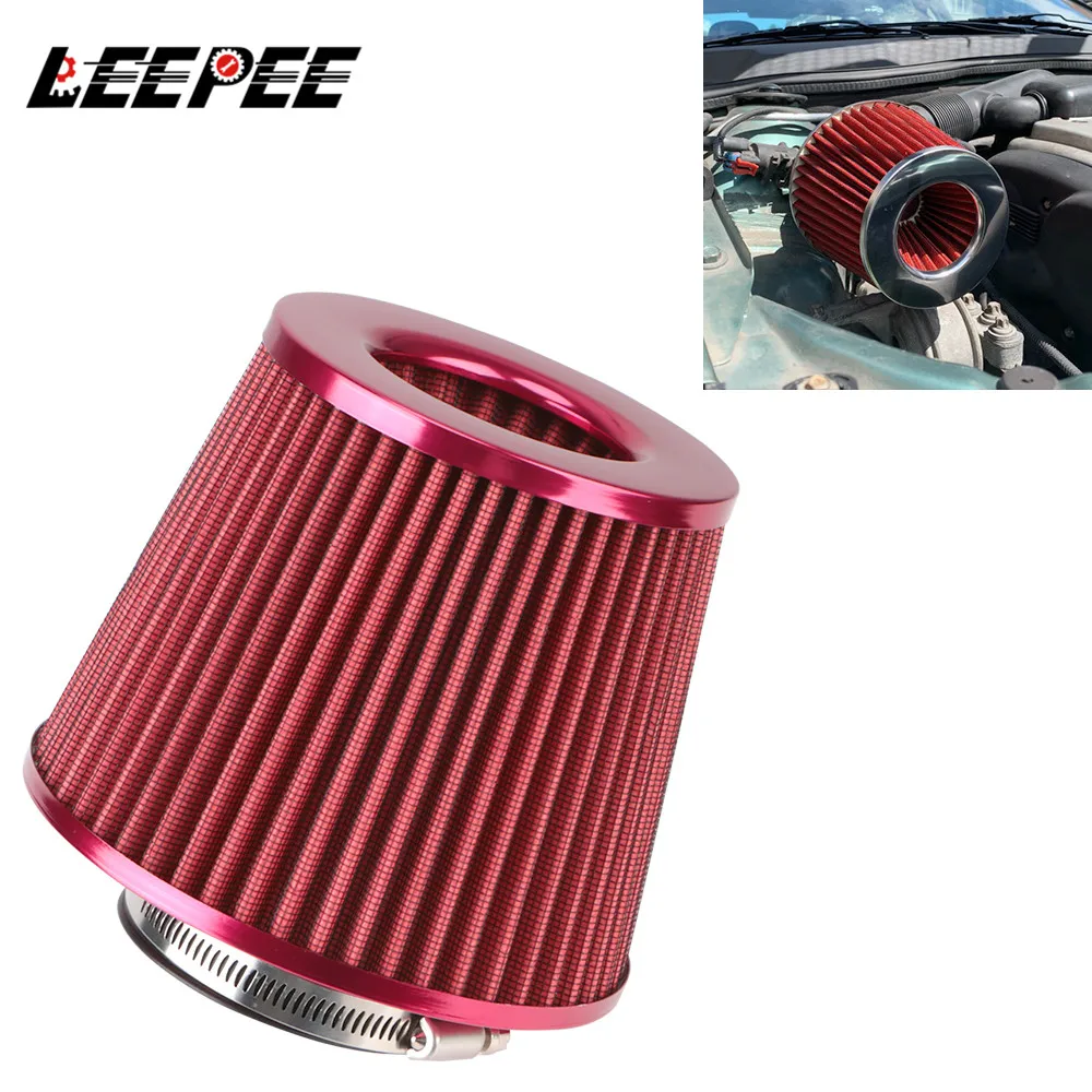 76MM 3 Inch High Flow Cold Air Intake Filter Universal Induction Kit Car - £6.70 GBP+