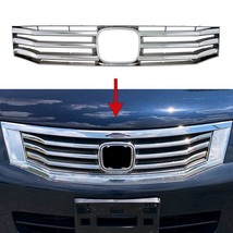 For 2008-2010 Honda Accord Chrome Grille Grill Overlay Trim Insert 1 Pie... - £43.31 GBP