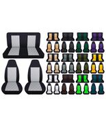 Front and Rear seat covers Fits 1985 to 2006 Jeep Wrangler YJ-TJ-LJ  W/d... - €138,88 EUR