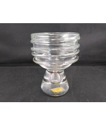 &#39;Colonial Candle&#39; Spiral Art Glass Candle Holder, Taiwan 4.5&quot; Tall Selli... - $258.38 MXN